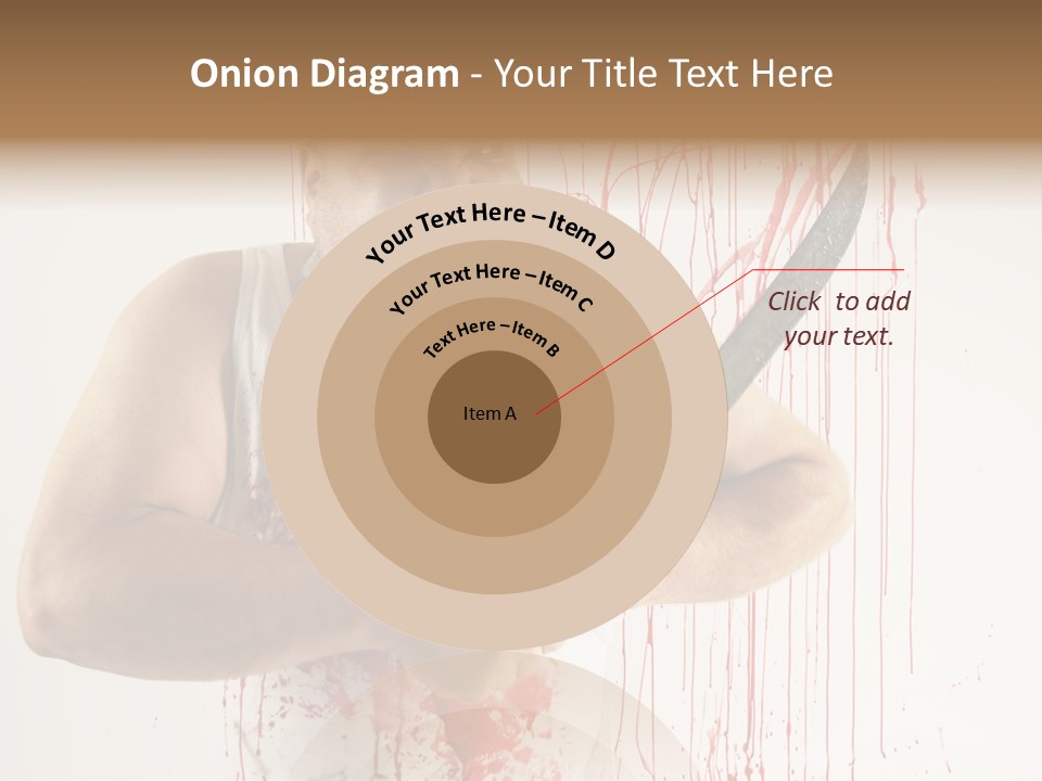 Fat Dirty Murder PowerPoint Template