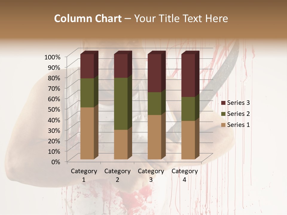Fat Dirty Murder PowerPoint Template