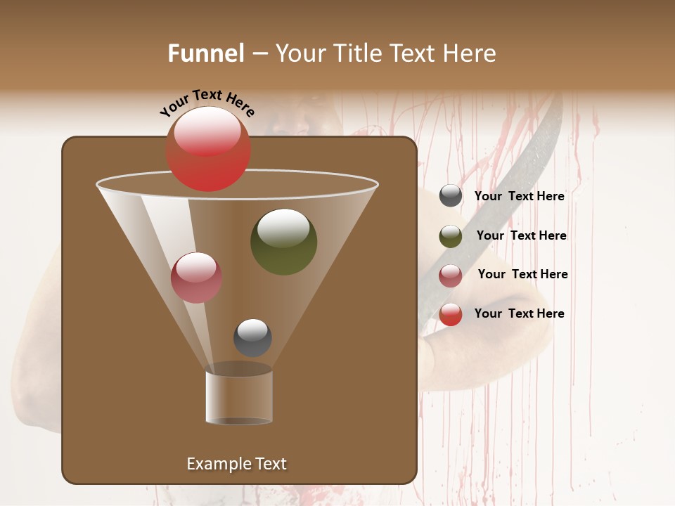 Fat Dirty Murder PowerPoint Template