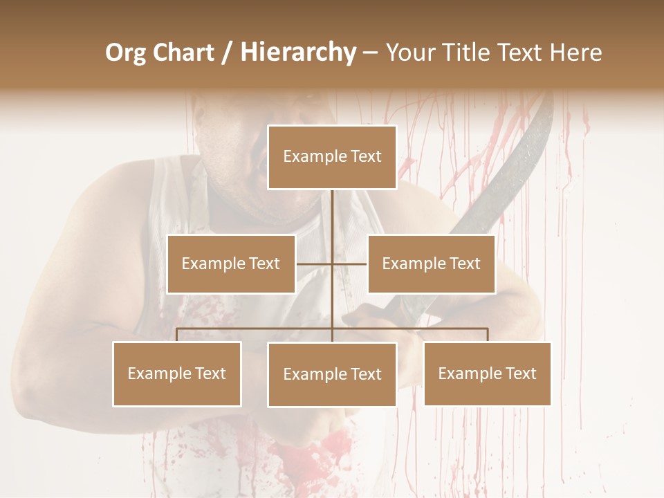 Fat Dirty Murder PowerPoint Template