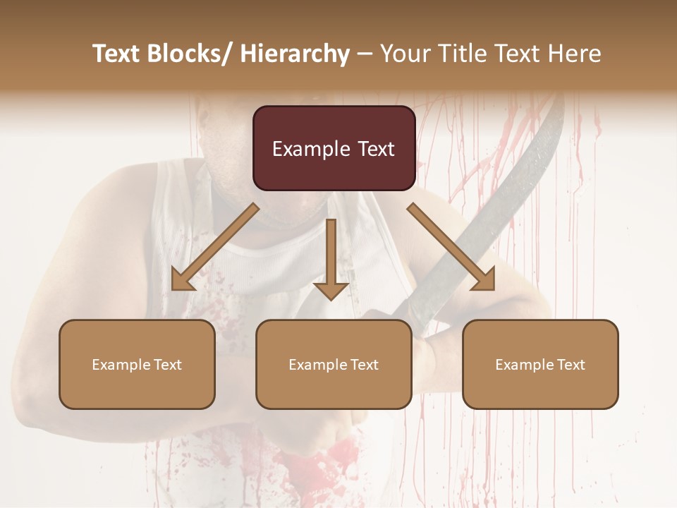 Fat Dirty Murder PowerPoint Template