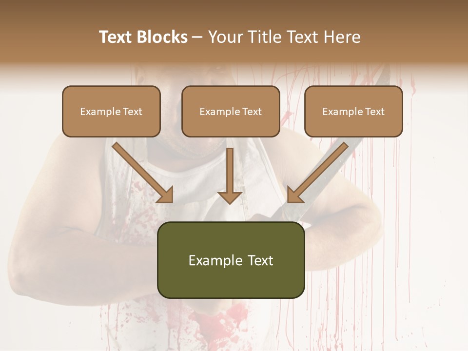 Fat Dirty Murder PowerPoint Template