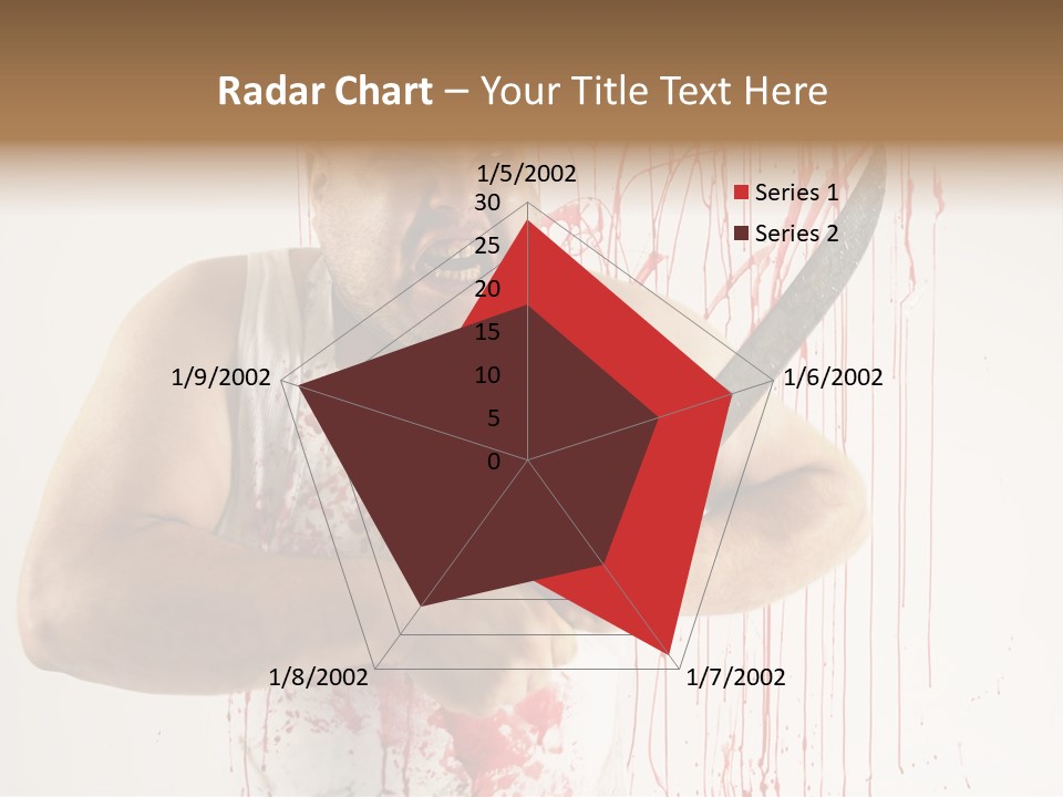 Fat Dirty Murder PowerPoint Template