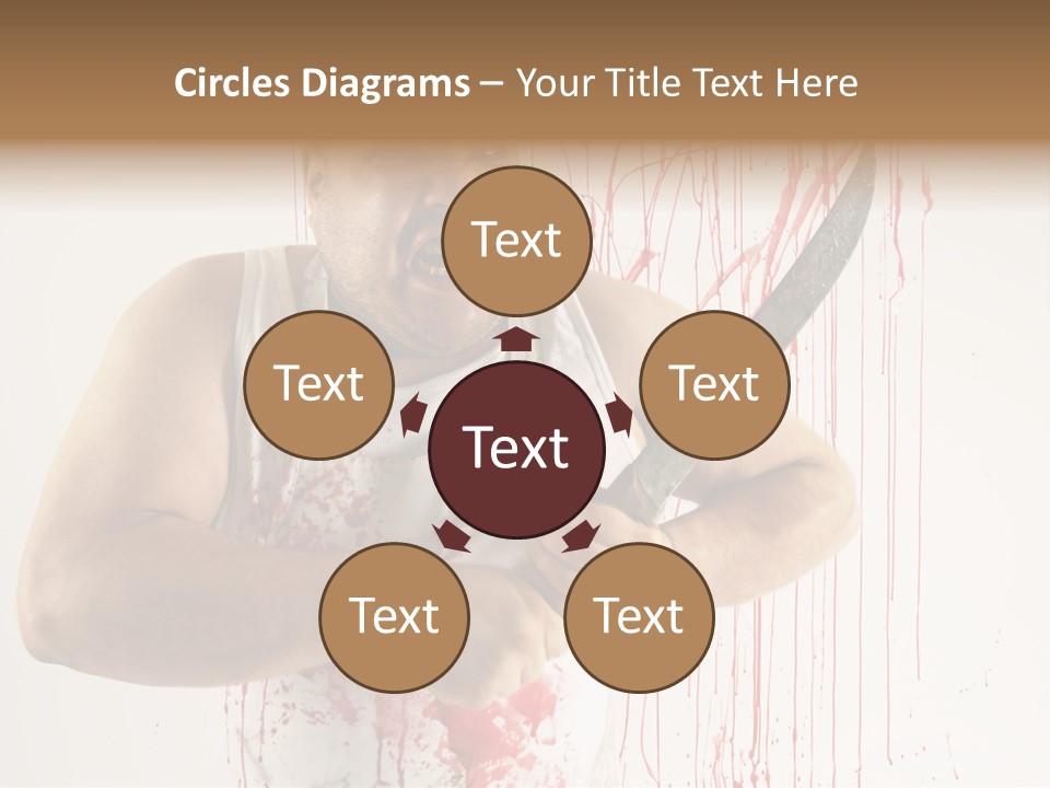 Fat Dirty Murder PowerPoint Template