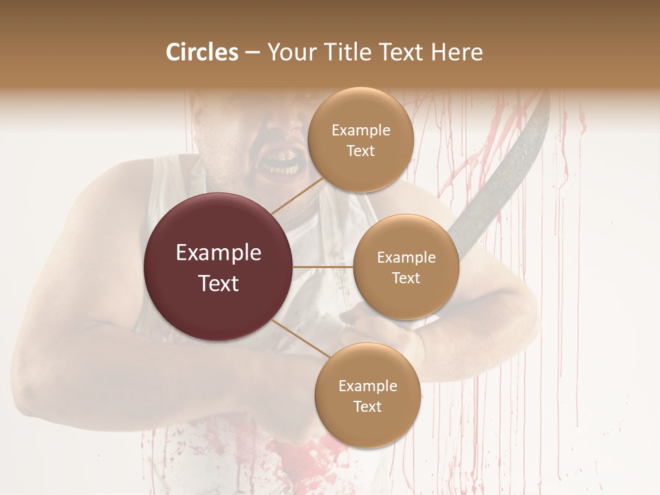 Fat Dirty Murder PowerPoint Template