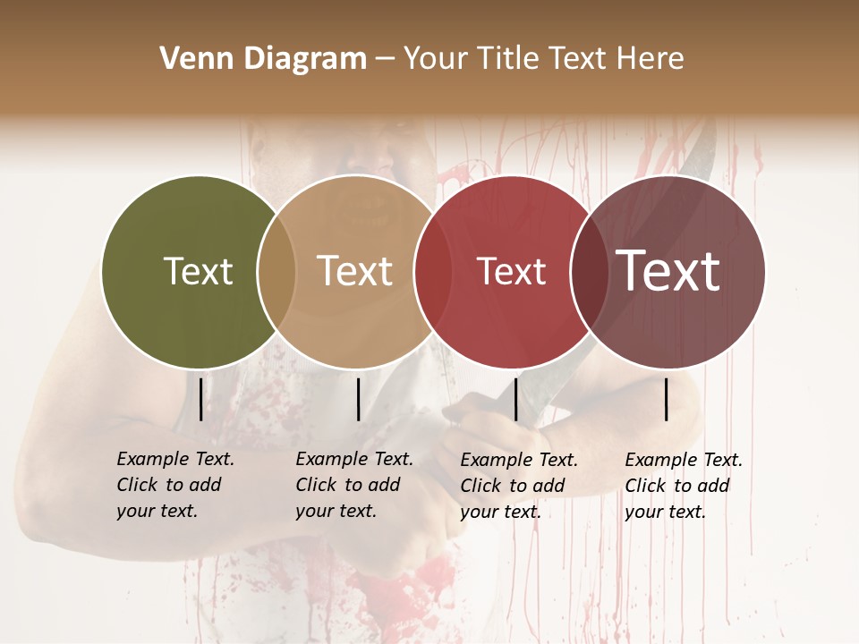 Fat Dirty Murder PowerPoint Template