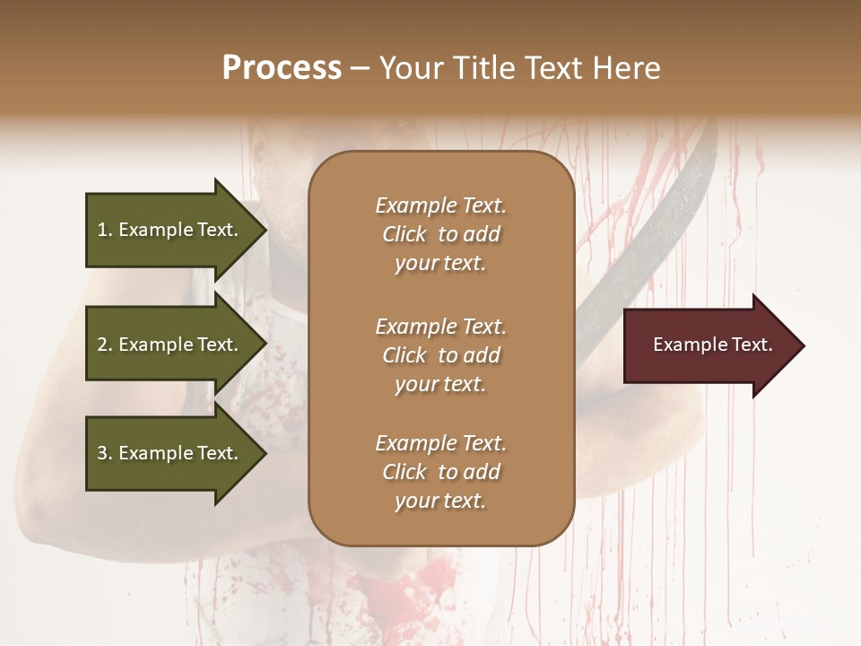 Fat Dirty Murder PowerPoint Template