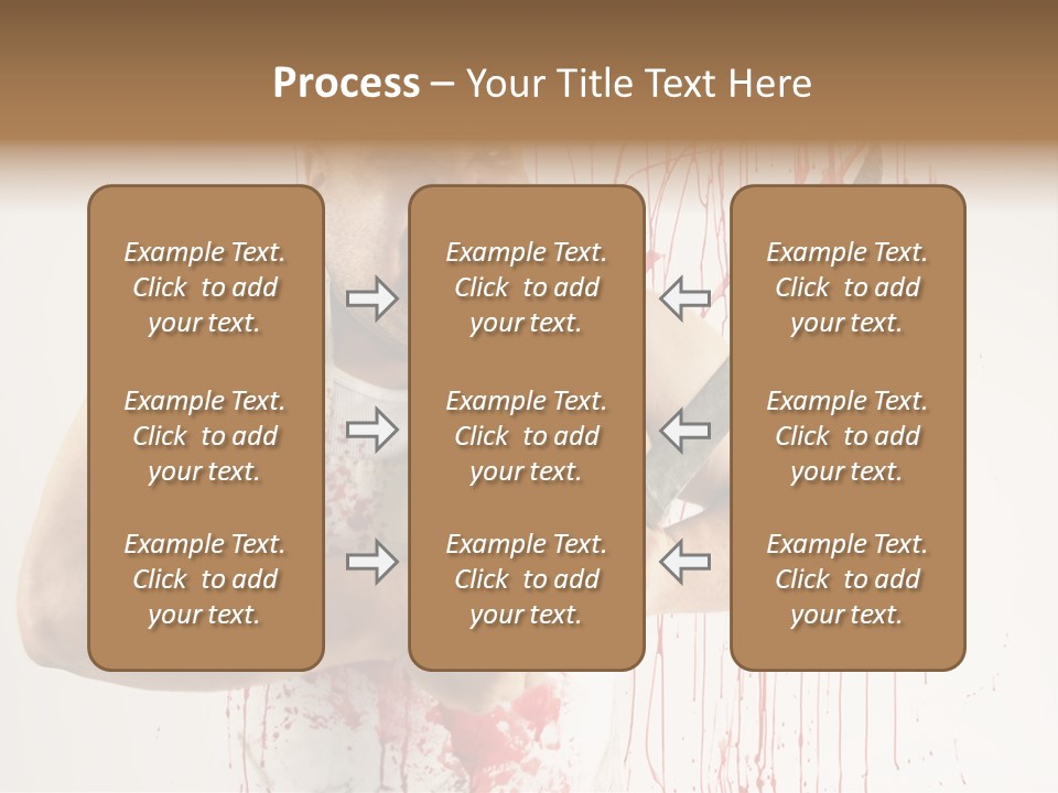 Fat Dirty Murder PowerPoint Template