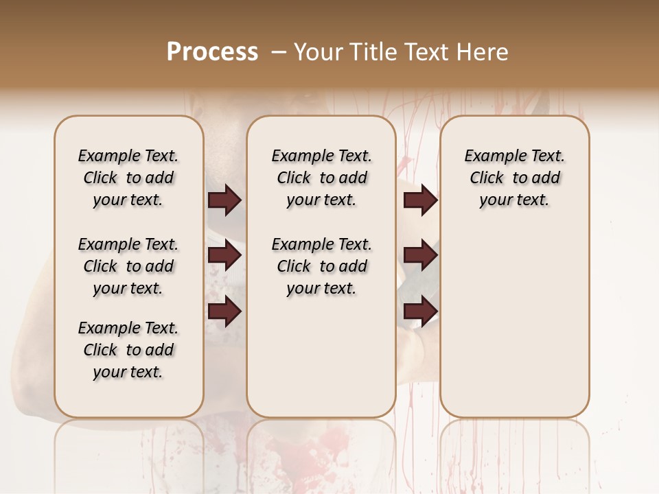 Fat Dirty Murder PowerPoint Template
