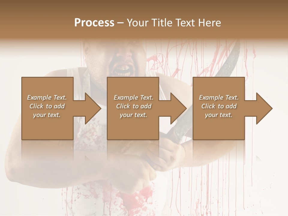 Fat Dirty Murder PowerPoint Template