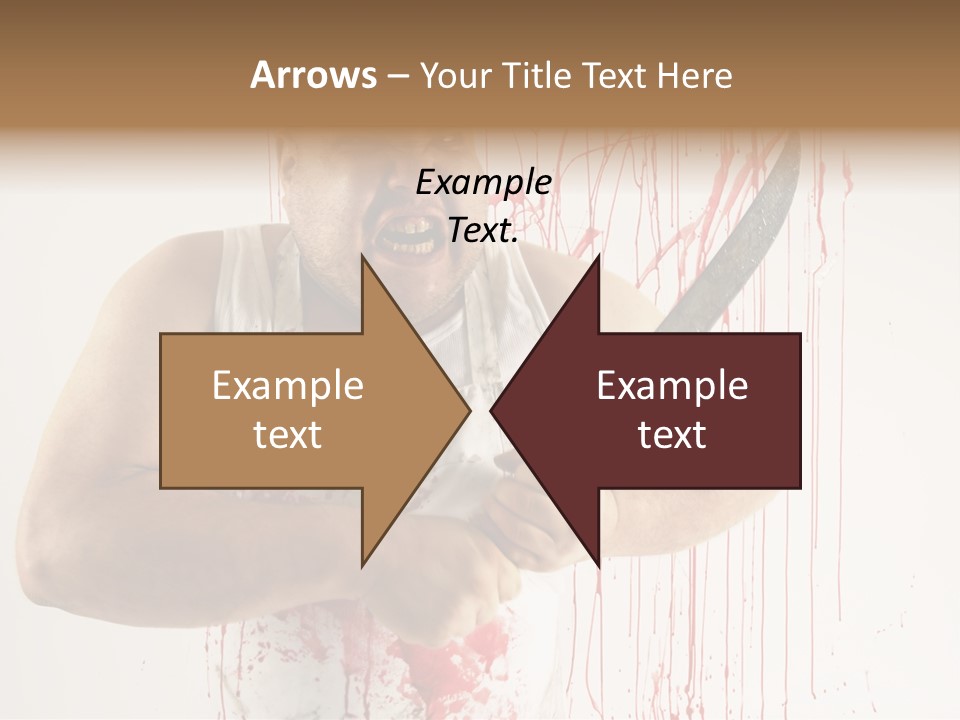 Fat Dirty Murder PowerPoint Template