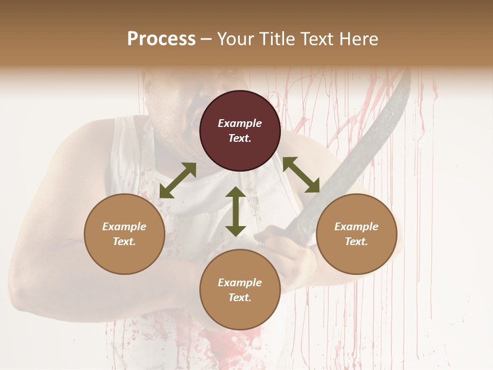 Fat Dirty Murder PowerPoint Template