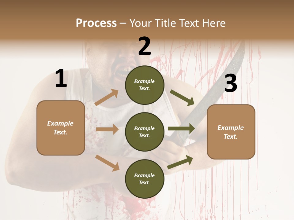 Fat Dirty Murder PowerPoint Template