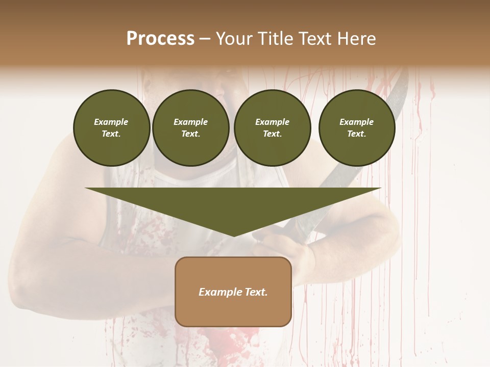 Fat Dirty Murder PowerPoint Template