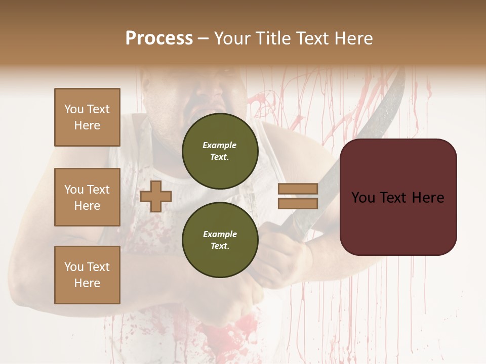 Fat Dirty Murder PowerPoint Template