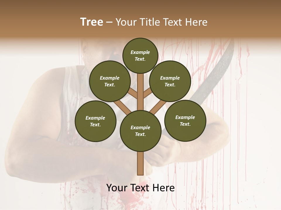 Fat Dirty Murder PowerPoint Template