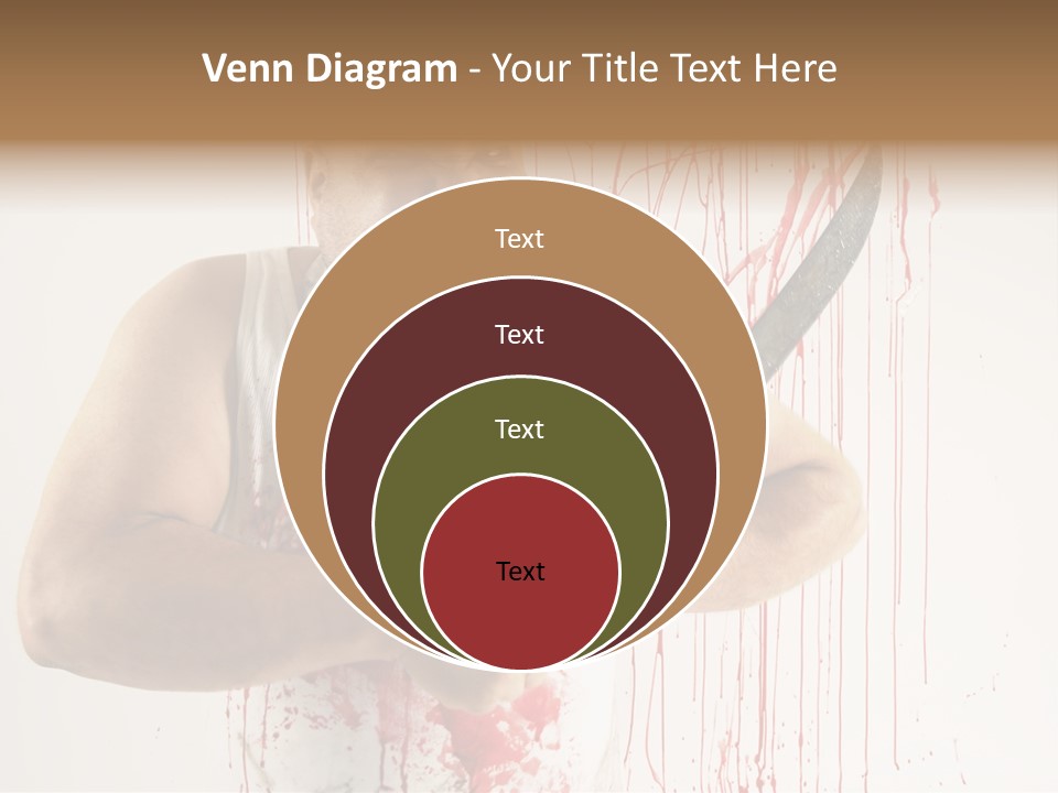 Fat Dirty Murder PowerPoint Template