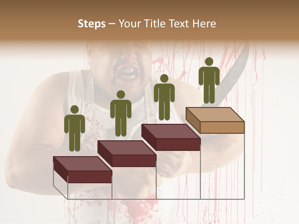 Fat Dirty Murder PowerPoint Template
