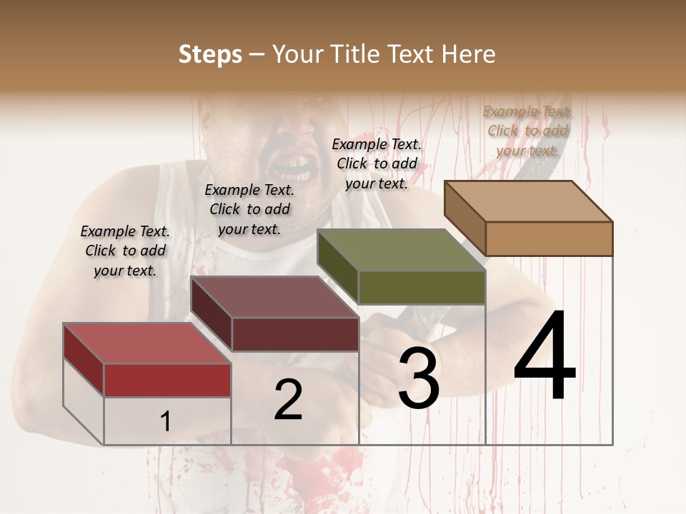 Fat Dirty Murder PowerPoint Template