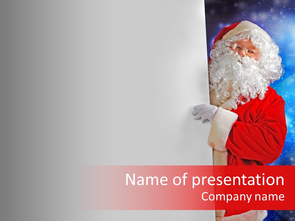 Beard Nick Saint PowerPoint Template