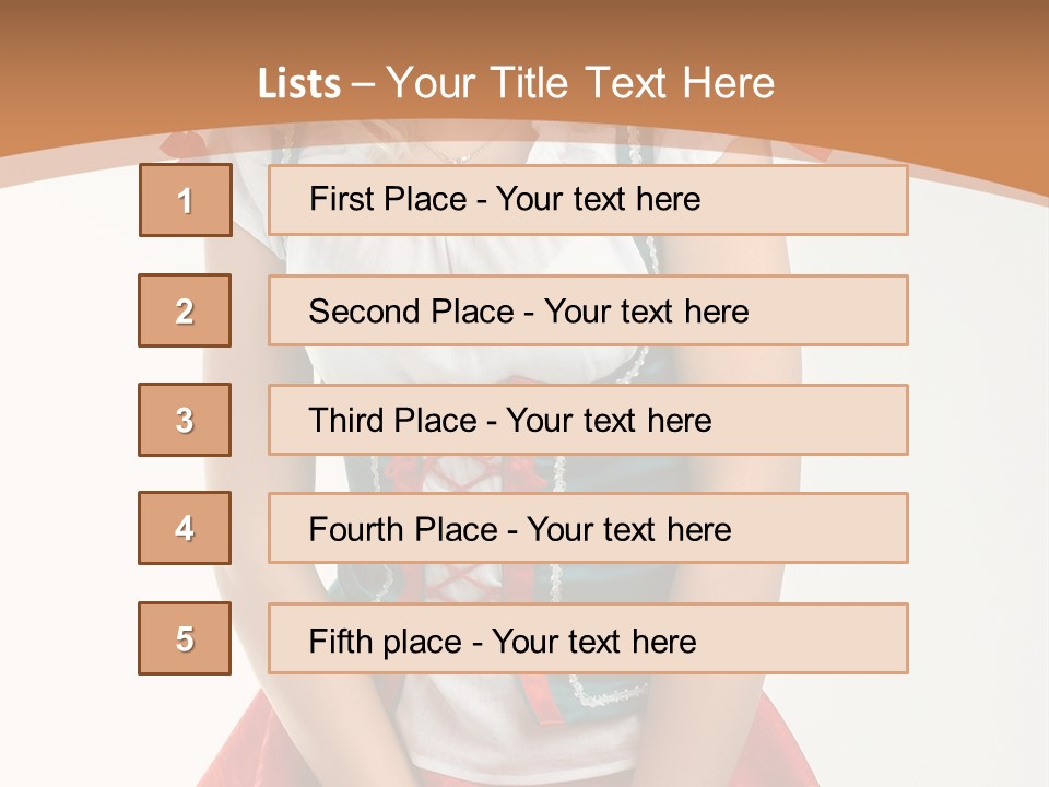 Lovely Sensual Nightwear PowerPoint Template