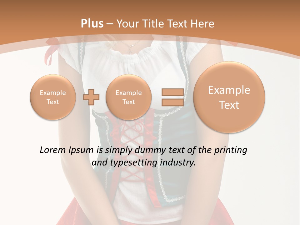 Lovely Sensual Nightwear PowerPoint Template