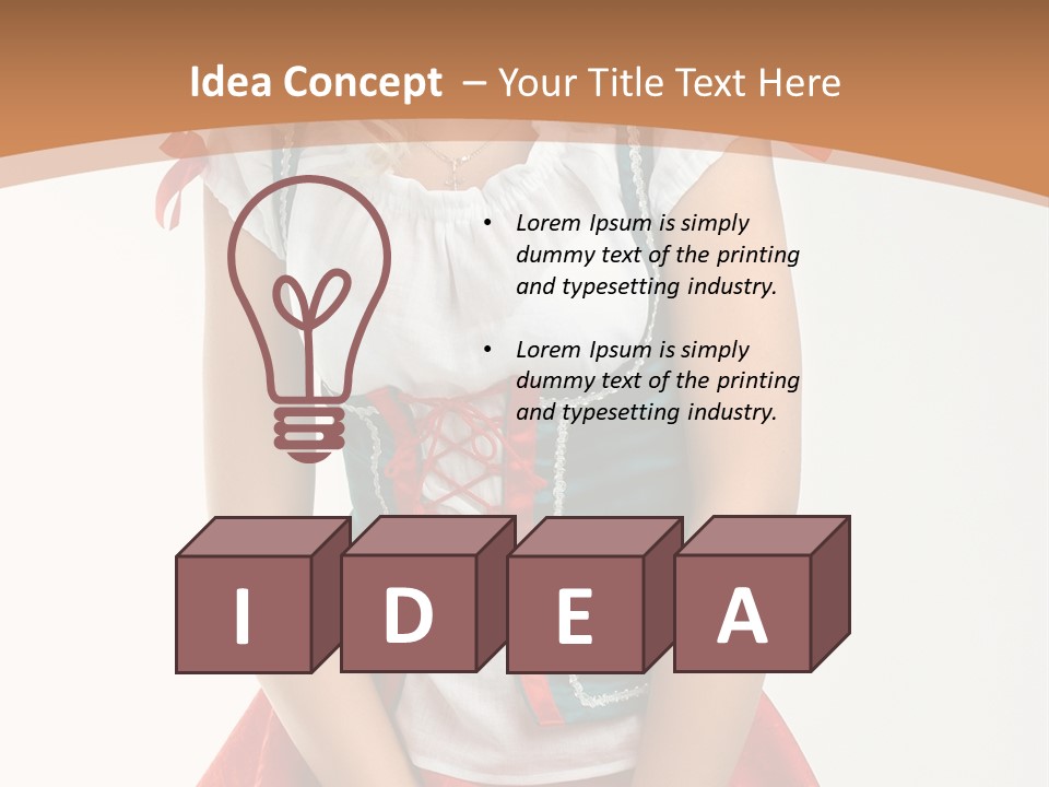 Lovely Sensual Nightwear PowerPoint Template