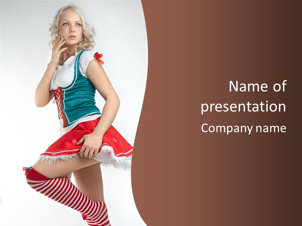 Concept Erotic Person PowerPoint Template