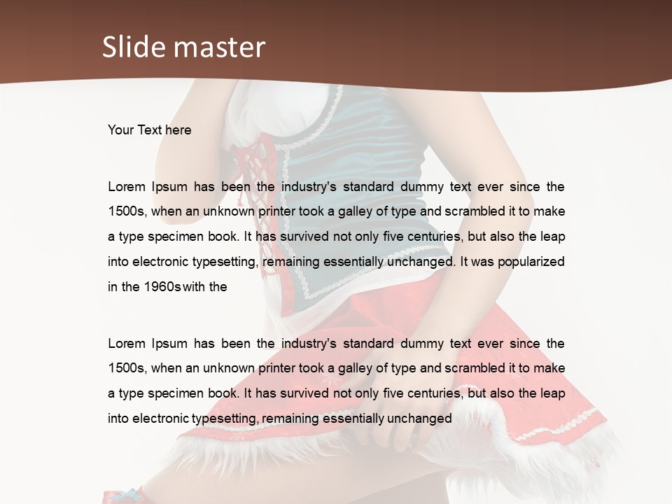Concept Erotic Person PowerPoint Template