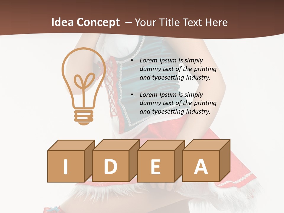 Concept Erotic Person PowerPoint Template