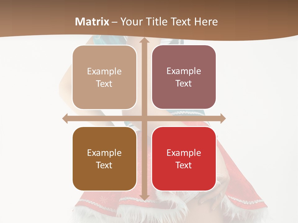 Underwear Xmas Erotic PowerPoint Template