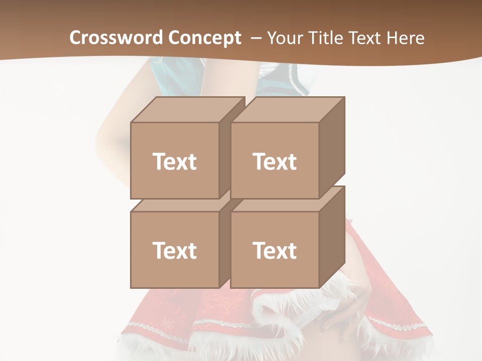 Underwear Xmas Erotic PowerPoint Template