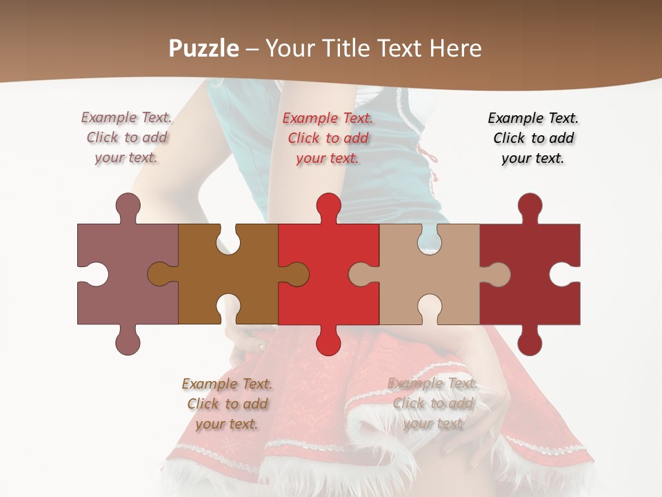 Underwear Xmas Erotic PowerPoint Template