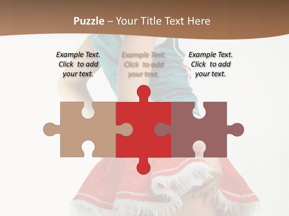 Underwear Xmas Erotic PowerPoint Template