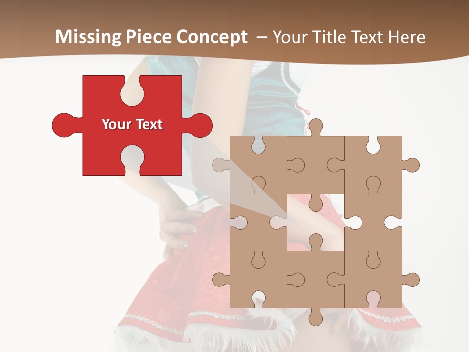 Underwear Xmas Erotic PowerPoint Template