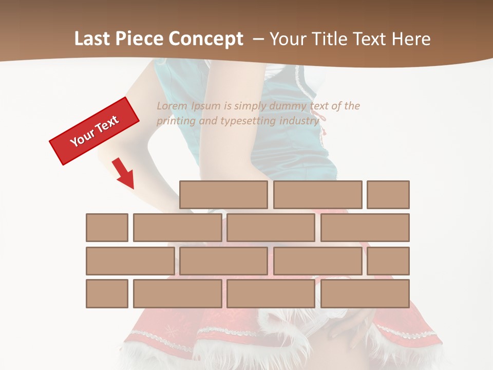 Underwear Xmas Erotic PowerPoint Template