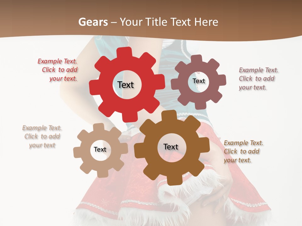 Underwear Xmas Erotic PowerPoint Template