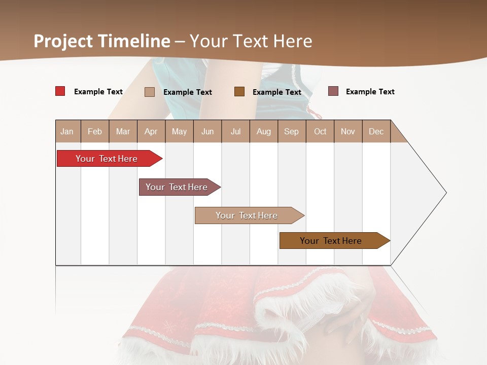 Underwear Xmas Erotic PowerPoint Template