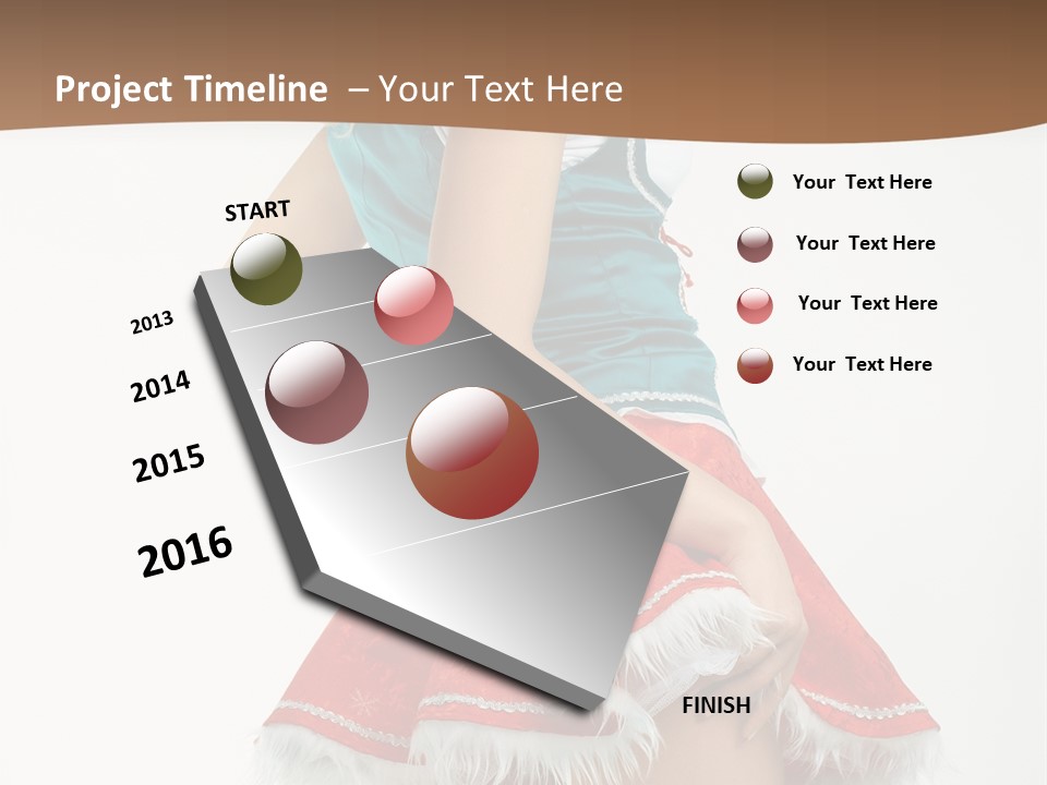 Underwear Xmas Erotic PowerPoint Template