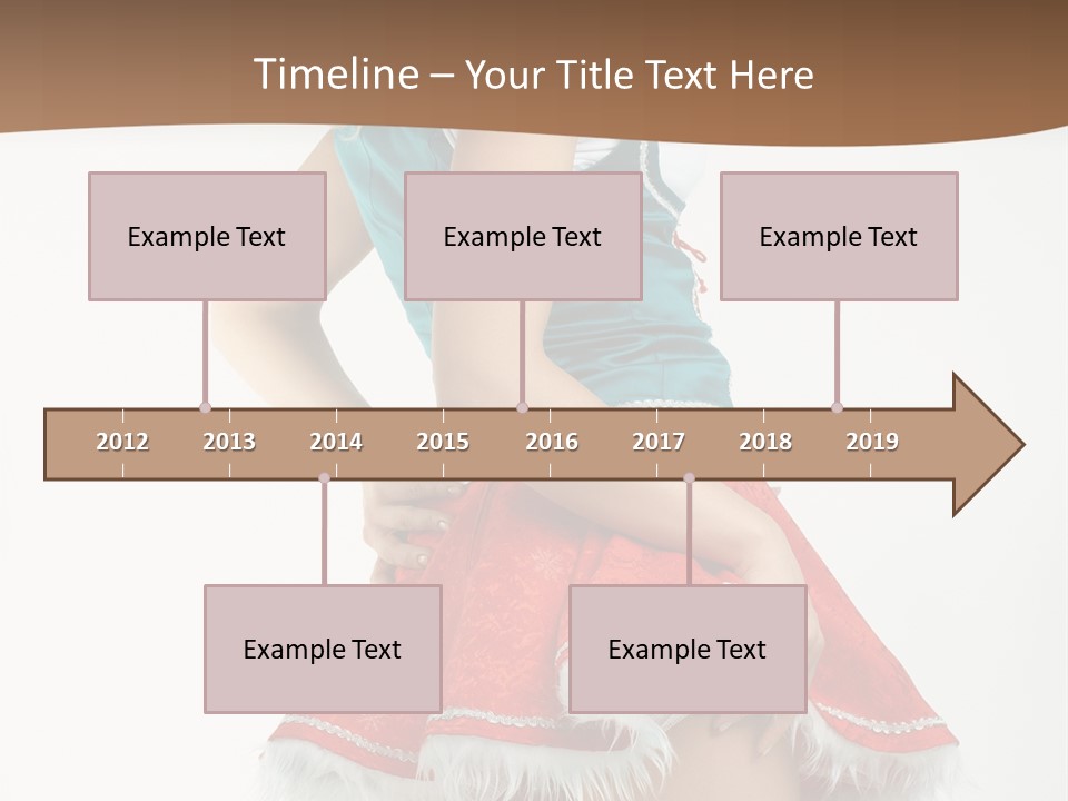 Underwear Xmas Erotic PowerPoint Template