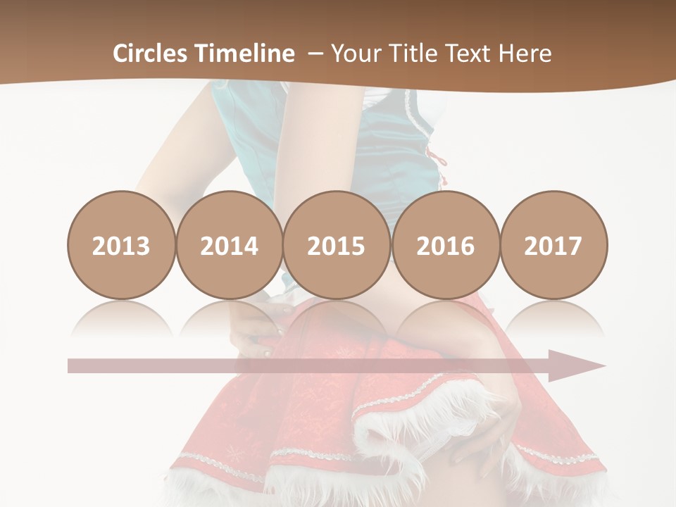 Underwear Xmas Erotic PowerPoint Template