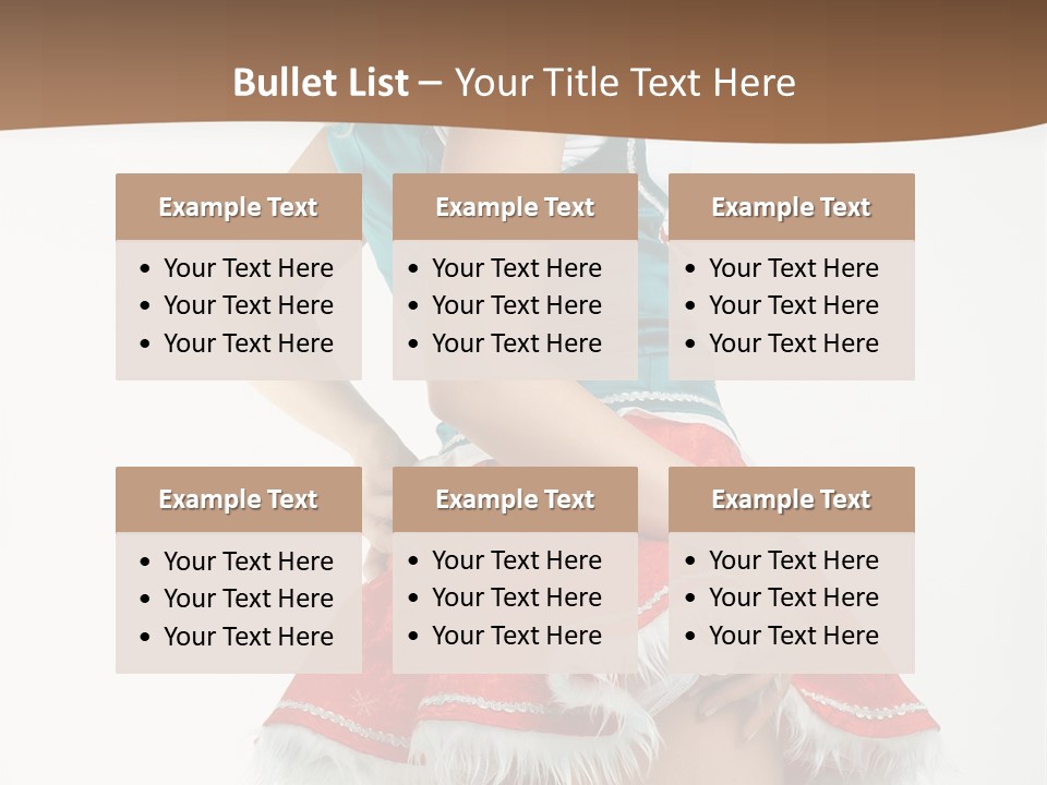 Underwear Xmas Erotic PowerPoint Template