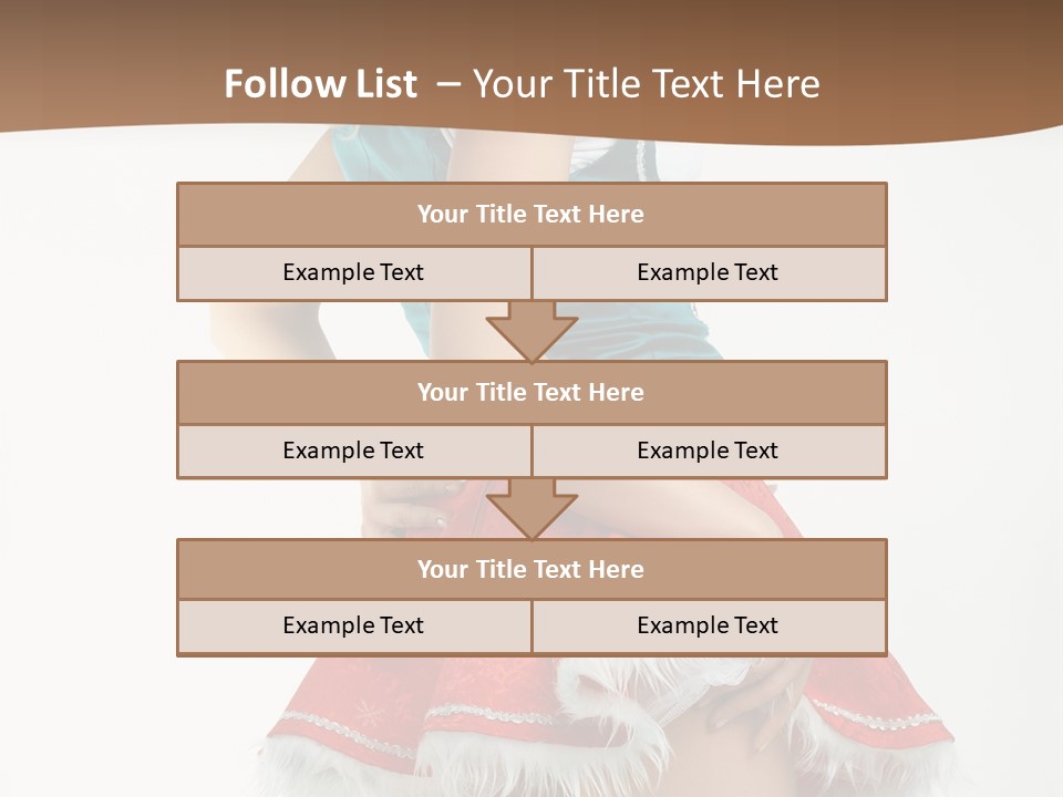 Underwear Xmas Erotic PowerPoint Template