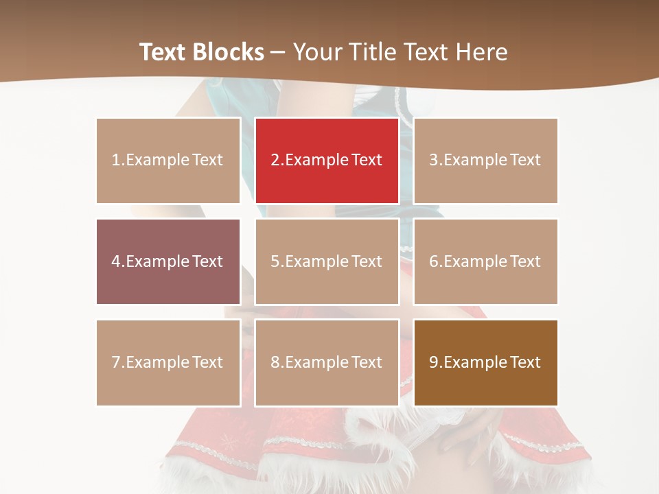 Underwear Xmas Erotic PowerPoint Template