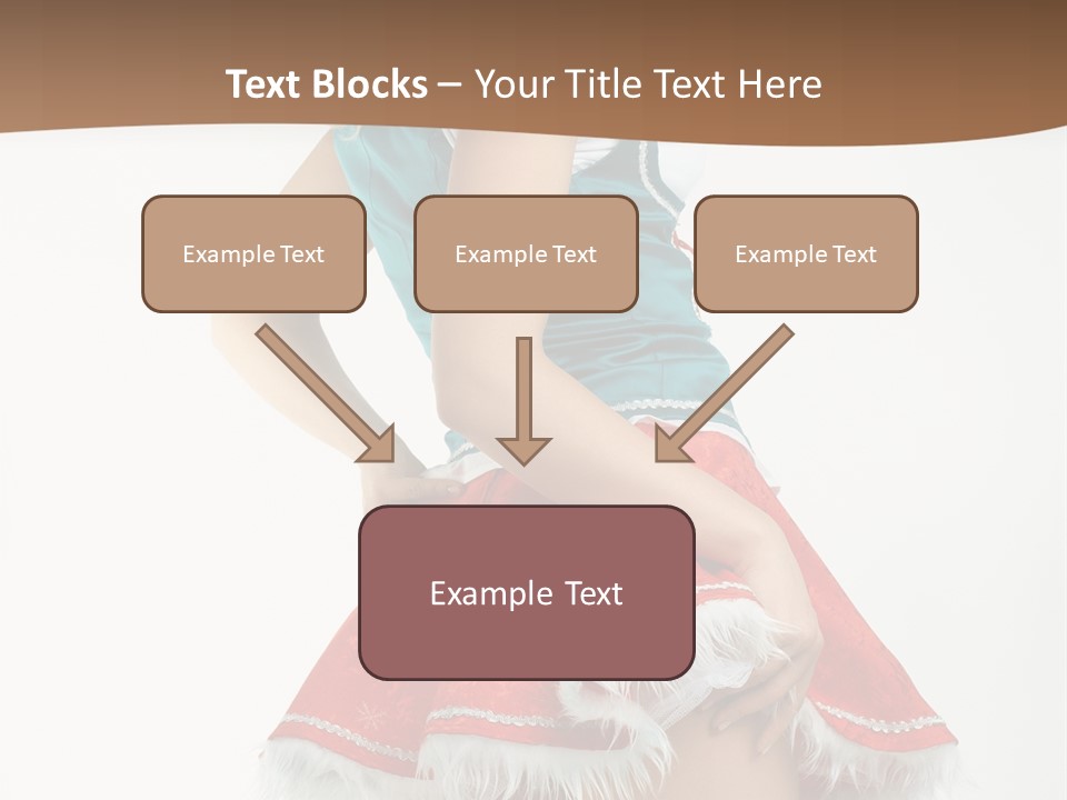 Underwear Xmas Erotic PowerPoint Template