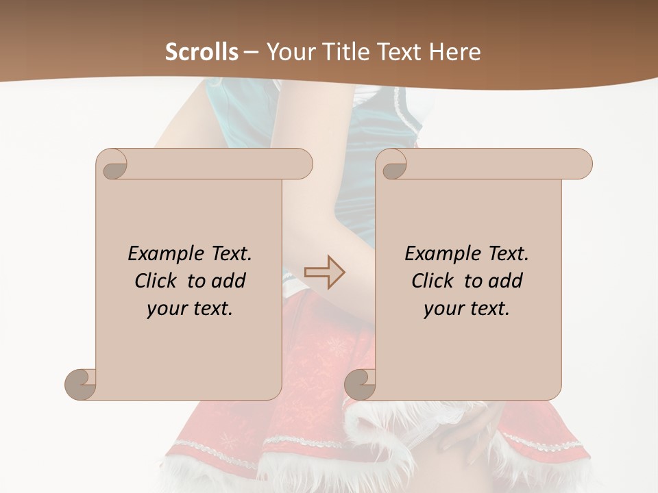 Underwear Xmas Erotic PowerPoint Template