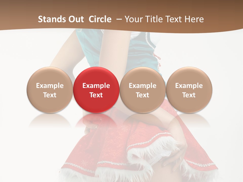 Underwear Xmas Erotic PowerPoint Template