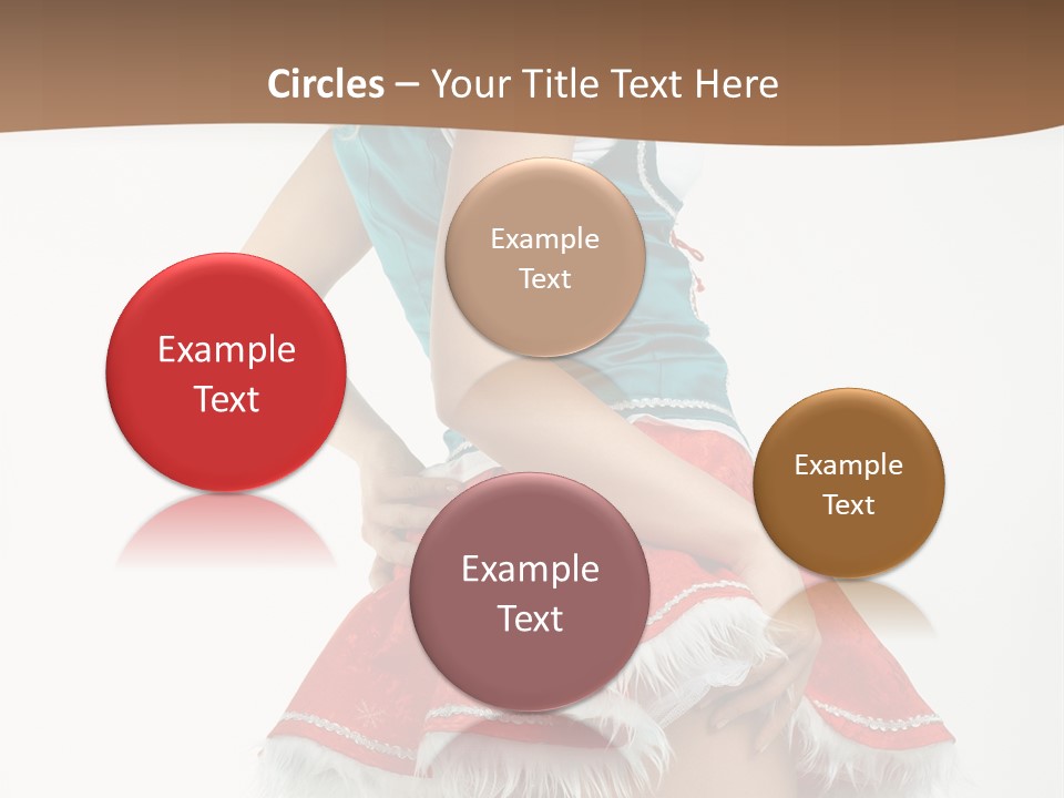 Underwear Xmas Erotic PowerPoint Template