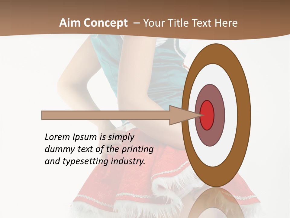 Underwear Xmas Erotic PowerPoint Template