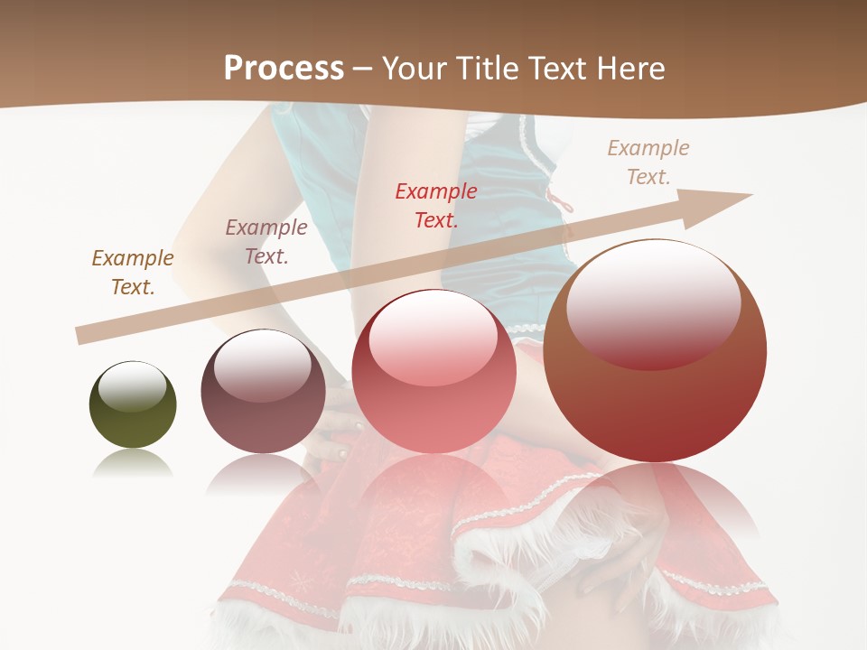 Underwear Xmas Erotic PowerPoint Template